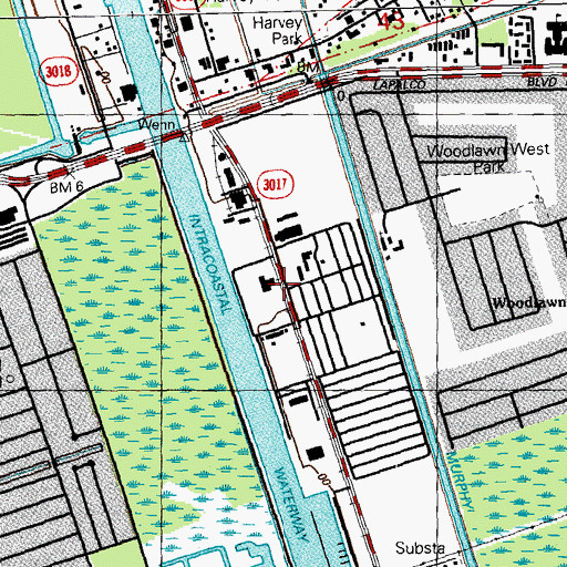 Topographic Map of Noahs Ark Child Care Center, LA