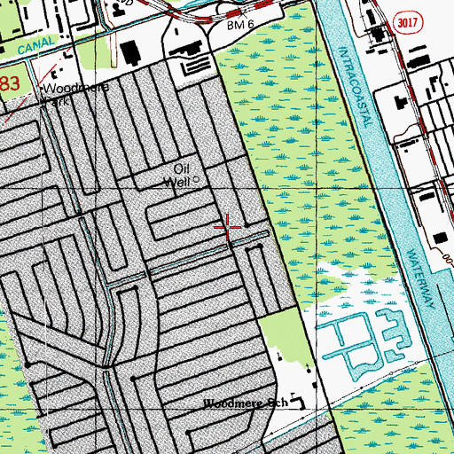 Topographic Map of Noahs Ark Child Care Center, LA