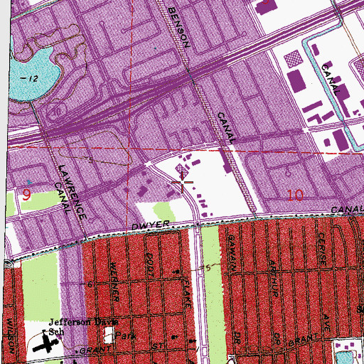 Topographic Map of Precious Little People, LA