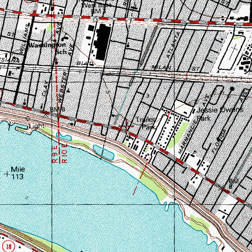 Topographic Map of River Ridge Learning Center, LA