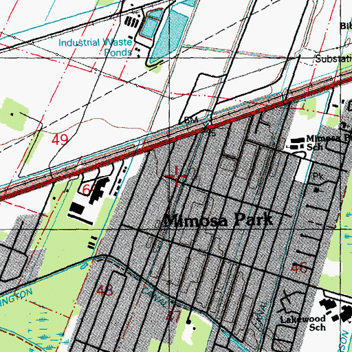 Topographic Map of Sonshine Early Development Center, LA