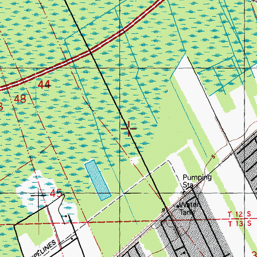 Topographic Map of Toddler House II Learning and Development Center, LA