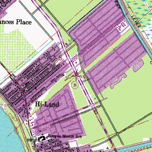 Topographic Map of Trinity Learning Center, LA