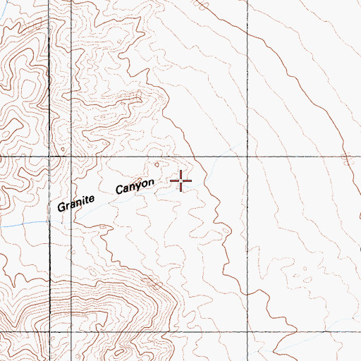 Topographic Map of Granite Canyon, CA