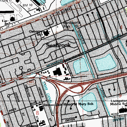 Topographic Map of Perfect Love World Revival Ministries, LA