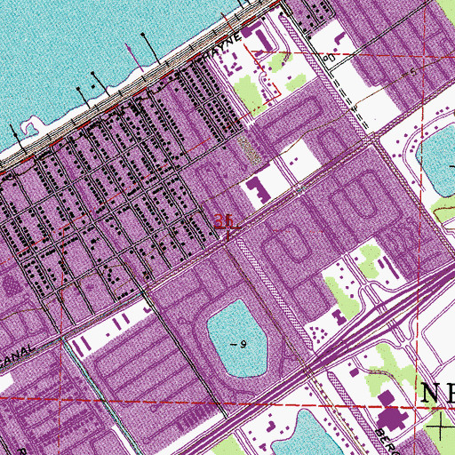 Topographic Map of Happy Kids Day Care Center, LA