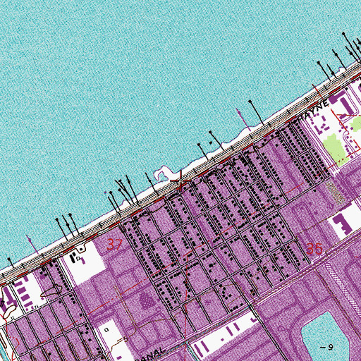 Topographic Map of Kiddy Academy, LA