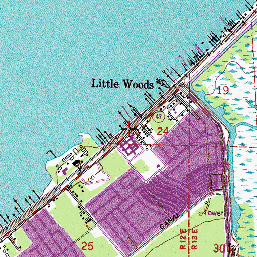 Topographic Map of Methodist Psychiatric Pavilion Lakeshore Campus, LA