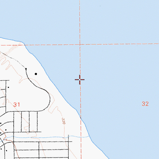 Topographic Map of Grave Wash, CA