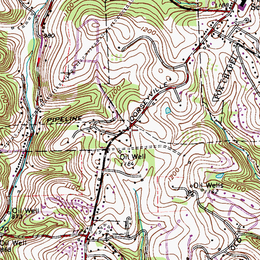 Topographic Map of Audubon Society of Western Pennsylvania, PA