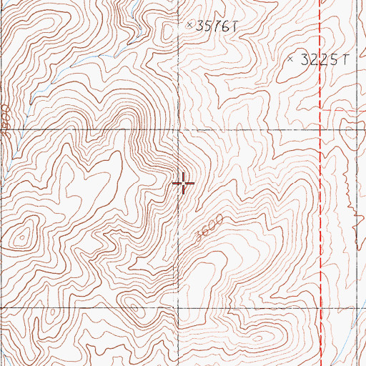 Topographic Map of Greenwater Range, CA