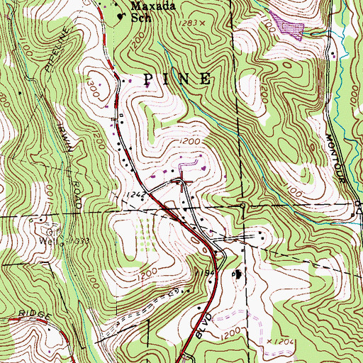 Topographic Map of Apostolic Tabernacle United Pentecostal Church, PA