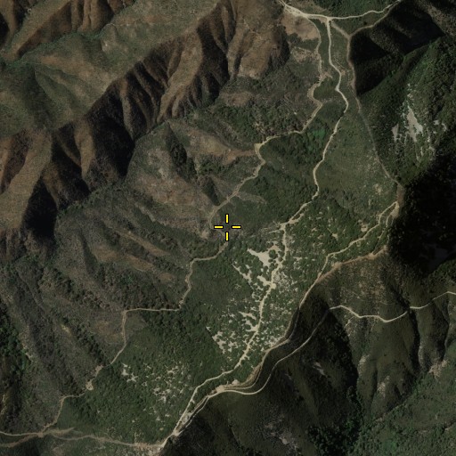 Aerial/Satellite Image of Grotto Spring, CA