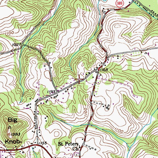 Topographic Map of New Sewickley Township Hall, PA