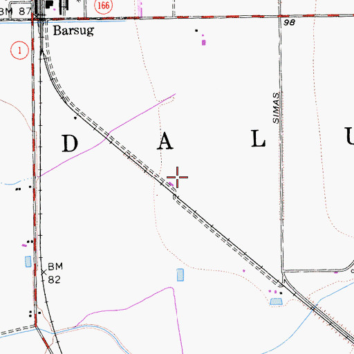Topographic Map of Guadalupe, CA