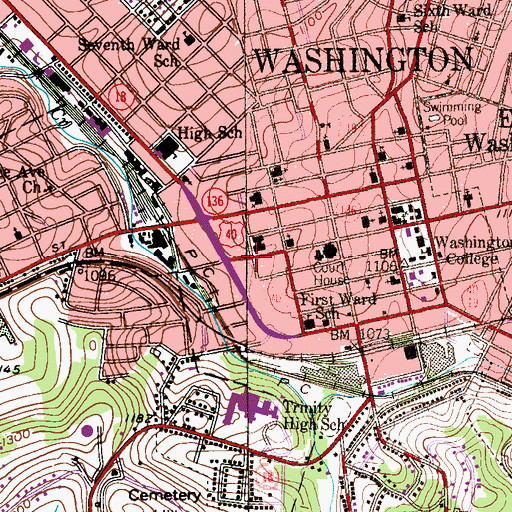 Topographic Map of Smart Kids Child Care and Learning Center, PA
