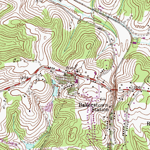 Topographic Map of Stepping Stones Childrens Center, PA