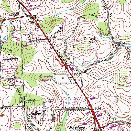 Topographic Map of Total Learning Center, PA