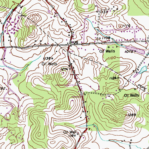Topographic Map of Good Samaritan Church of the Brethren, PA