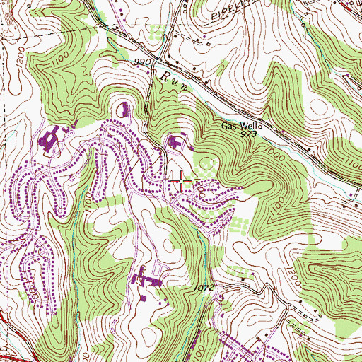 Topographic Map of Grace Reformed Presbyterian Church, PA