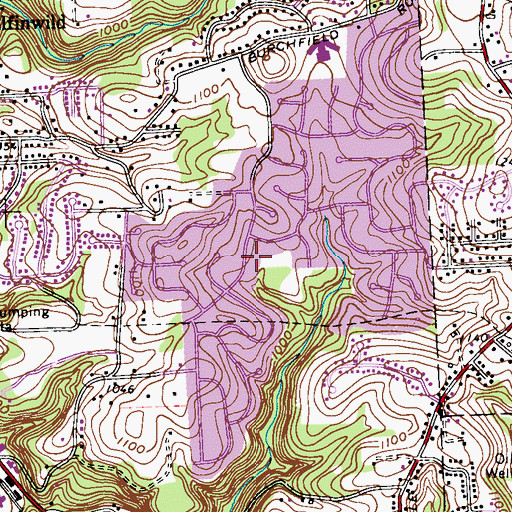 Topographic Map of Stoneridge Covenant Church, PA