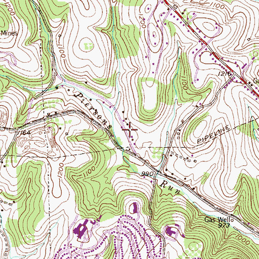 Topographic Map of Tetelestai Church, PA