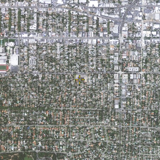 Aerial/Satellite Image of Hamilton Elementary School, CA