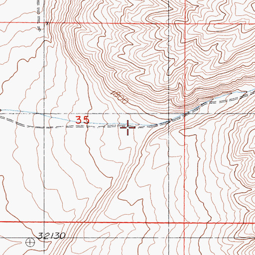 Topographic Map of Happy Canyon, CA