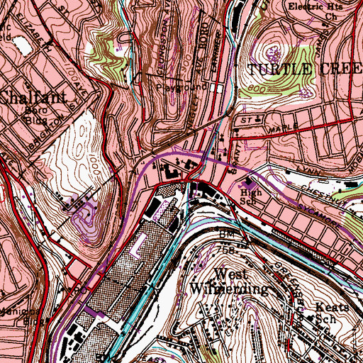 Topographic Map of Early Learning Institute, PA
