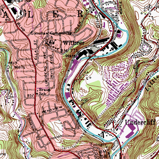Topographic Map of Montessori Centre Academy, PA