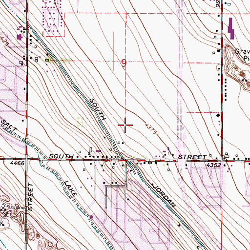Topographic Map of Saint Matthews Lutheran Church, UT
