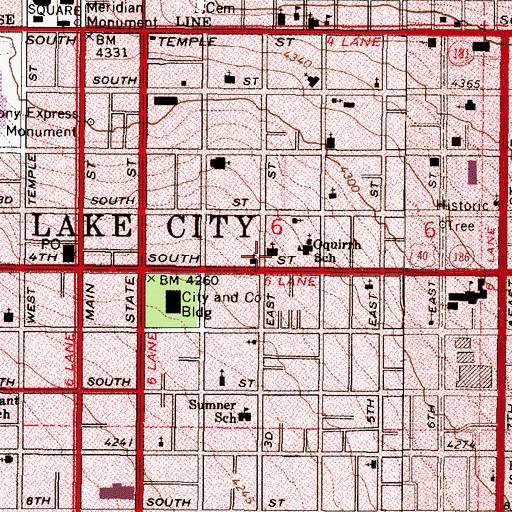 Topographic Map of Saints Peter and Paul Orthodox Christian Church, UT