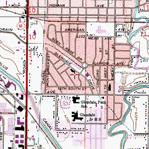 Topographic Map of The Church of Jesus Christ of Latter Day Saints, UT