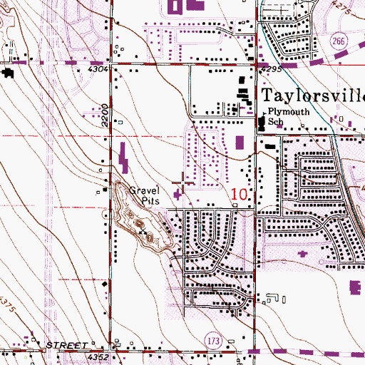 Topographic Map of The Church of Jesus Christ of Latter Day Saints, UT