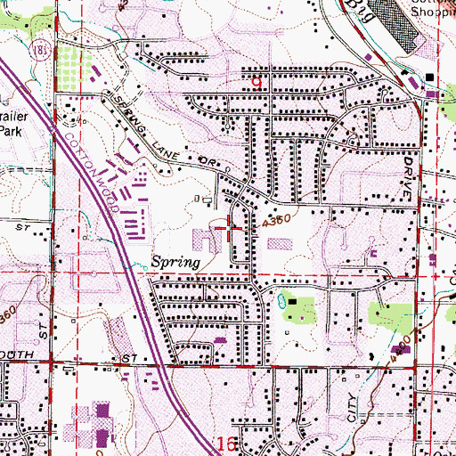 Topographic Map of The Church of Jesus Christ of Latter Day Saints, UT