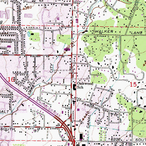 Topographic Map of The Church Of Jesus Christ Of Latter Day Saints, UT