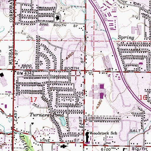 Topographic Map of Utah Oriental Mission Church, UT