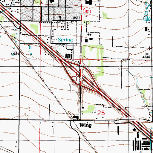 Topographic Map of Interchange 279, UT