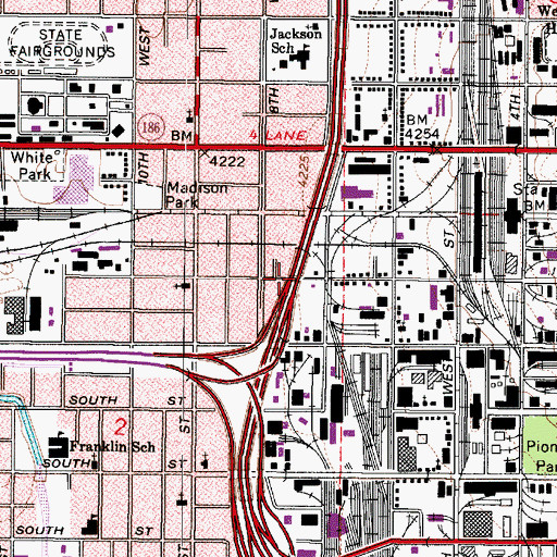 Topographic Map of Interchange 311, UT