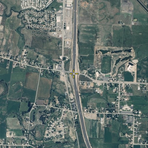 Aerial/Satellite Image of Interchange 349, UT