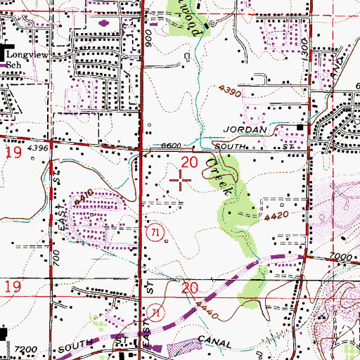 Topographic Map of Interchange 9, UT