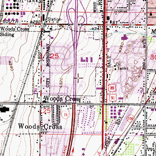 Topographic Map of Benchmark Behavioral Health Systems, UT