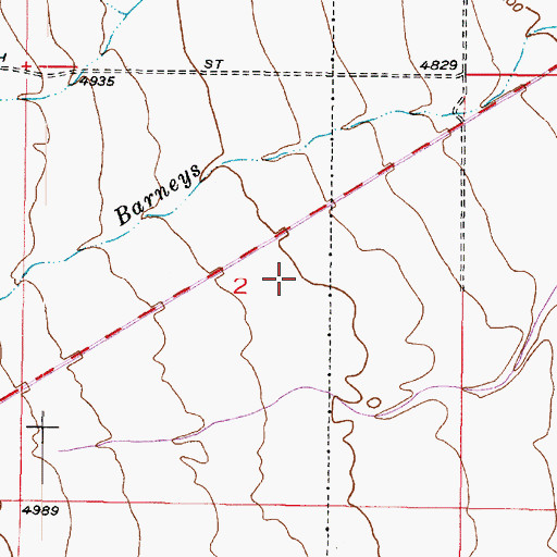 Topographic Map of Copper Hills Youth Center, UT