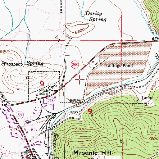 Topographic Map of Health South Surgery Center of Park City, UT
