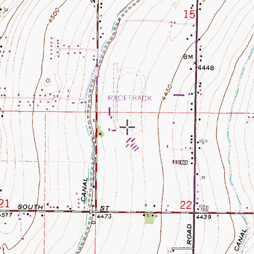 Topographic Map of Salt Lake Equestrian Center, UT