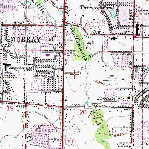 Topographic Map of Wheeler Historic Farm, UT