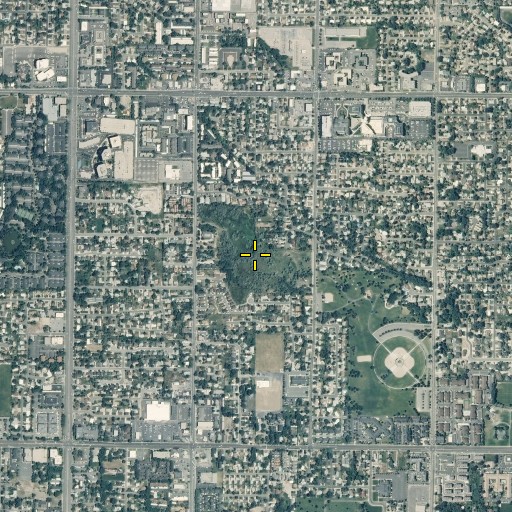 Aerial/Satellite Image of Hillview Detention Basin Park, UT