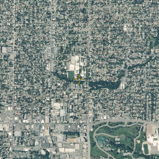 Aerial/Satellite Image of Dolores Dore Eccles Plaza, UT