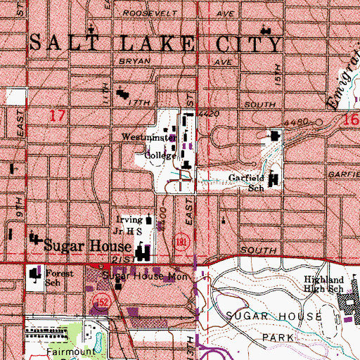 Topographic Map of Duddy Duplex, UT