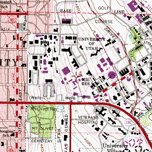 Topographic Map of Kendall D Garff Building, UT